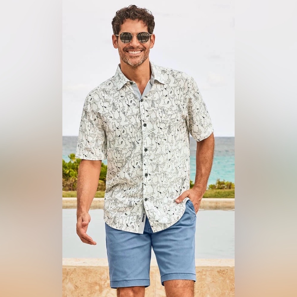 🌴 Tommy Bahama Men’s Tropical Button-Up Shirt | Size XXL 🌴